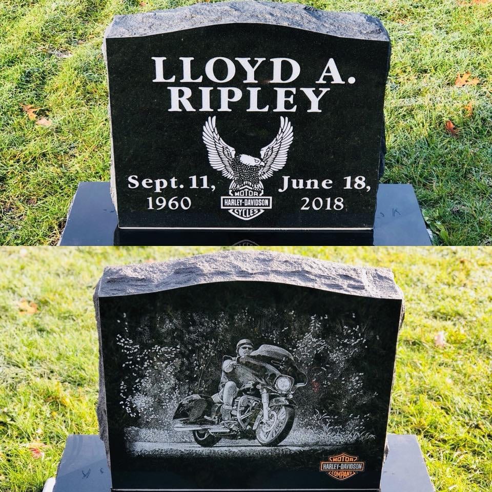 Monument testimonial Harley Davidson