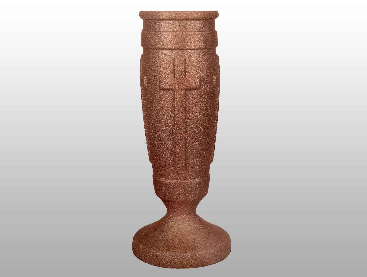 Regal Cross Memorial Vase